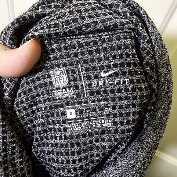 Nike Dri-Fit NFL New Orleans Saints Women's Funnel Turtle Neck Sweatshirt Small - Picture 8 of 10